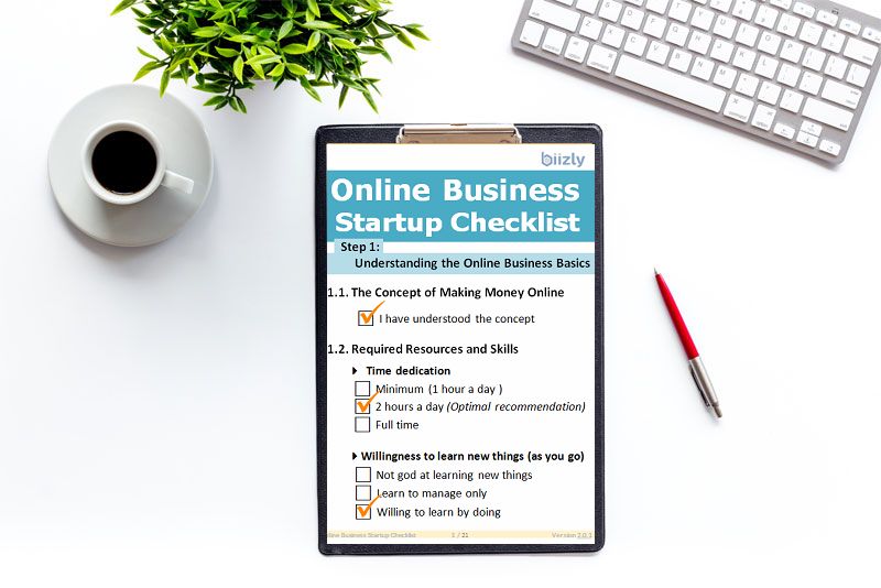 Using a Checklist to Start an Online Business